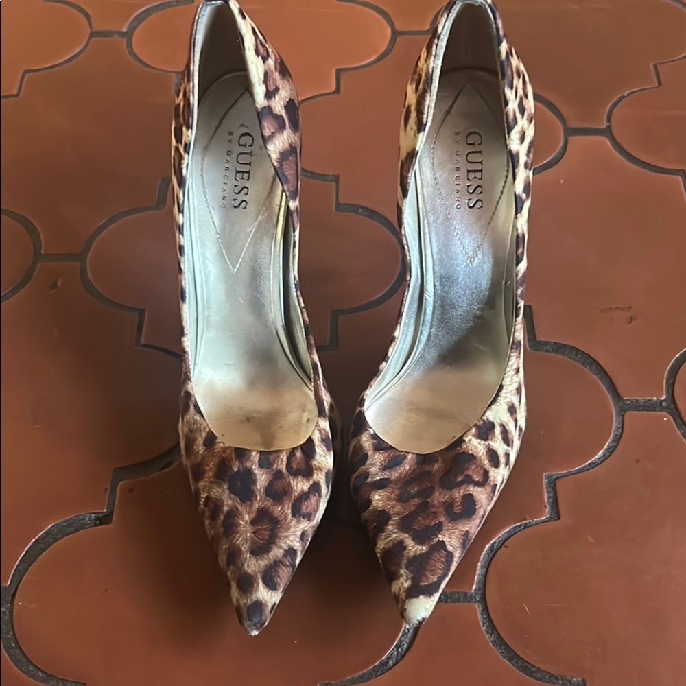 GUESS Leopard Print Women's Heels